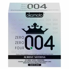Okamoto 0.04 Zero Zero Four "Almost Nothing" Lubricated Condoms - Select Amount