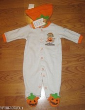 CARTER'S MY 1ST HALLOWEEN MONKEY OUTFIT COSTUME NEWBORN 0-3MO NWT