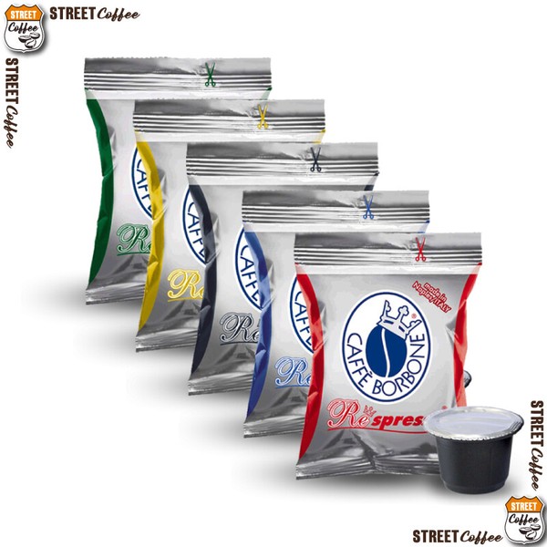 Respresso mixture Gold - 50 pieces-Compatible with Nespresso-Coffee Bourbon Photo Related