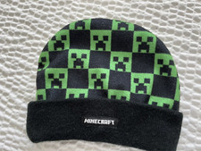 Minecraft JINX Notch Kids Green Creeper Knit Beanie Acrylic Winter Hat Cap 