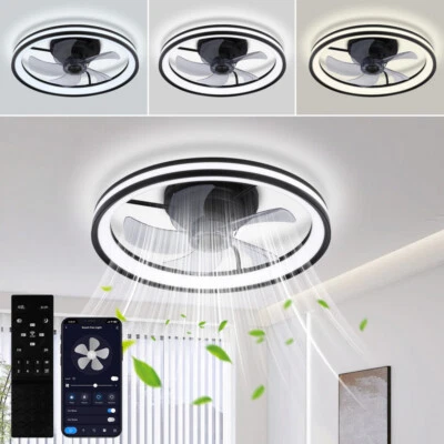 MARKENLOS Deckenventilator Ventilator LED Deckenlampe Beleuchtung Sommer Winter Licht