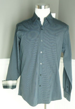 NEW Men's James Tattersall Size L Striped Long Sleeve Button Front Shirt NWT