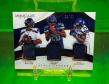 #11/49 2018 jersey Russell Wilson Doug Baldwin Rashaad Penny RC Immaculate