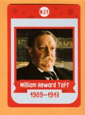 William Howard Taft Presidents Flash Trading Card #27 Cincinnati Ohio