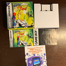 Earthworm Jim (Nintendo Game Boy Advance, 2001) BOX INSERTS NO GAME READ