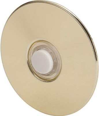 Classic Brass Doorbell Button Traditional Unlighted Replacement