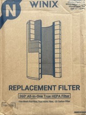 Filter N 112180: Winix Filter N – 112180 Replacement Filter 1 Year. 360 Degree Hepa Filter