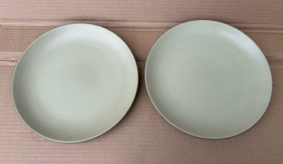 Heath Ceramics Coupe Dinner Plates - Sage - Set of 2 - 11 inch