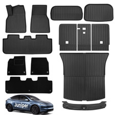 For Tesla Y Juniper 2025-2026 TPE Floor Mats Waterproof Anti-Slip Cargo Liner
