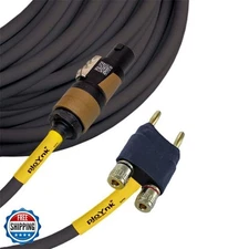 ploYnk Professional Audio Speaker Cable - 12 Gauge (25 FT Foot Speakon to Ban
