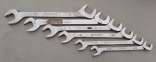 Snap-on 7 Piece 4 Four-way Angle Head Open-end Wrench Set 38 To 1116 Marked Snap-on 7 Piece 4 Four-way Angle Head Open-end Wrench Set 38 To 1116 Marked