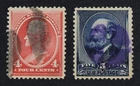 CKStamps: US Stamps Collection Scott#215 216 4c 5c Used