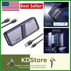 Ultra-Fast 40Gbps M.2 NVMe Enclosure with Cooling Fan for MacBook & More