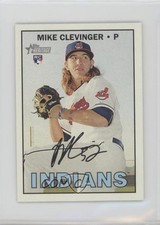 2016 Topps Heritage High Number Mini 87/100 Mike Clevinger #639 8at