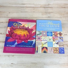 Lot Of 2 Quilter  s Companion And Ultimate Visual Guide Hardcover Full Color