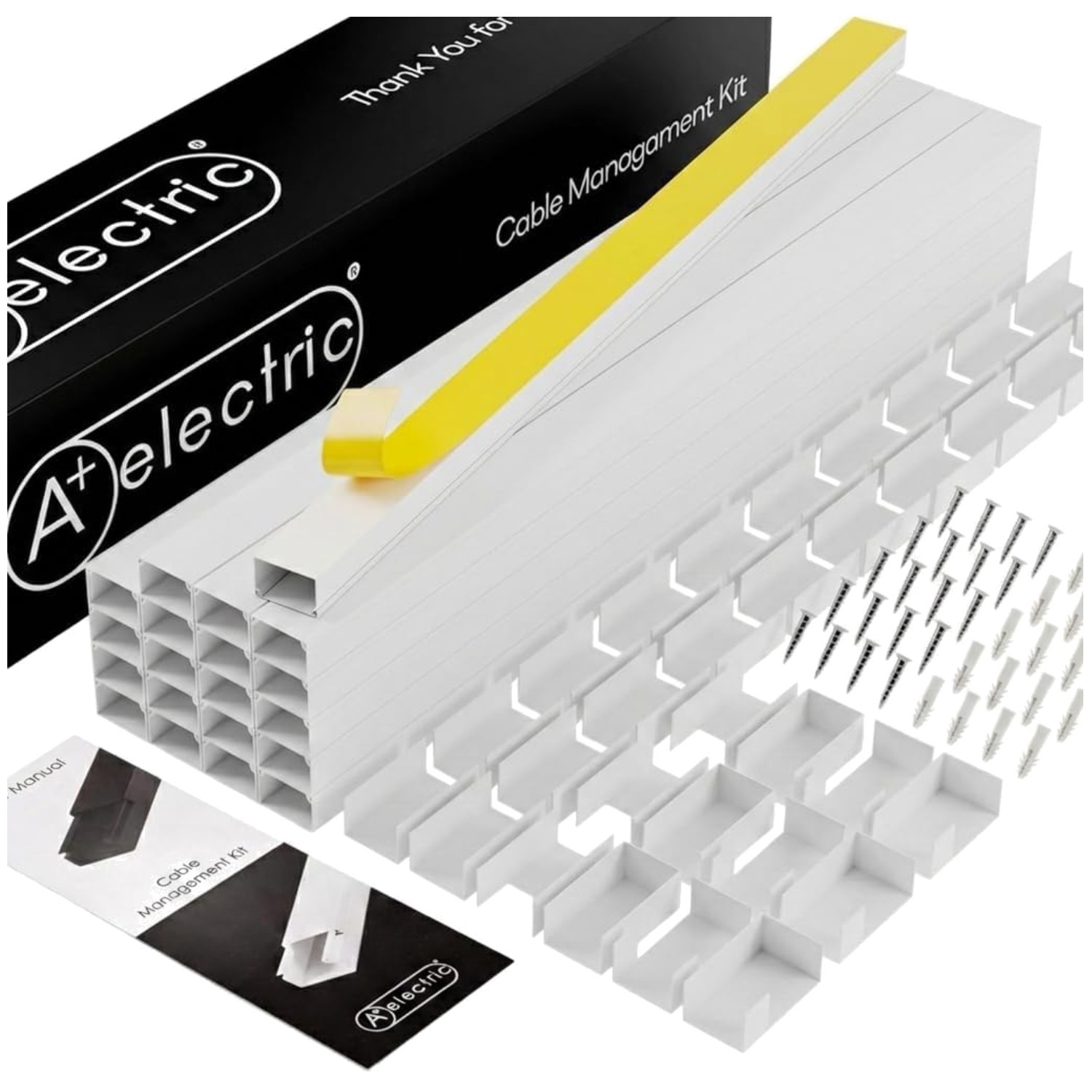 315-Inch Cable Hider: Multi-Purpose Wire Management for Home Theaters