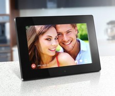 Aluratek WiFi Digital Photo Frame 10.1" Touchscreen IPS LCD 16GB Black New