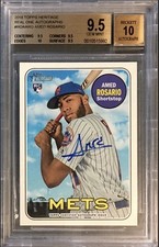 20218 Topps Heritage  AMED ROSARIO  Real One Auto RC   BGS 9.5 Gem Mint   POP 15