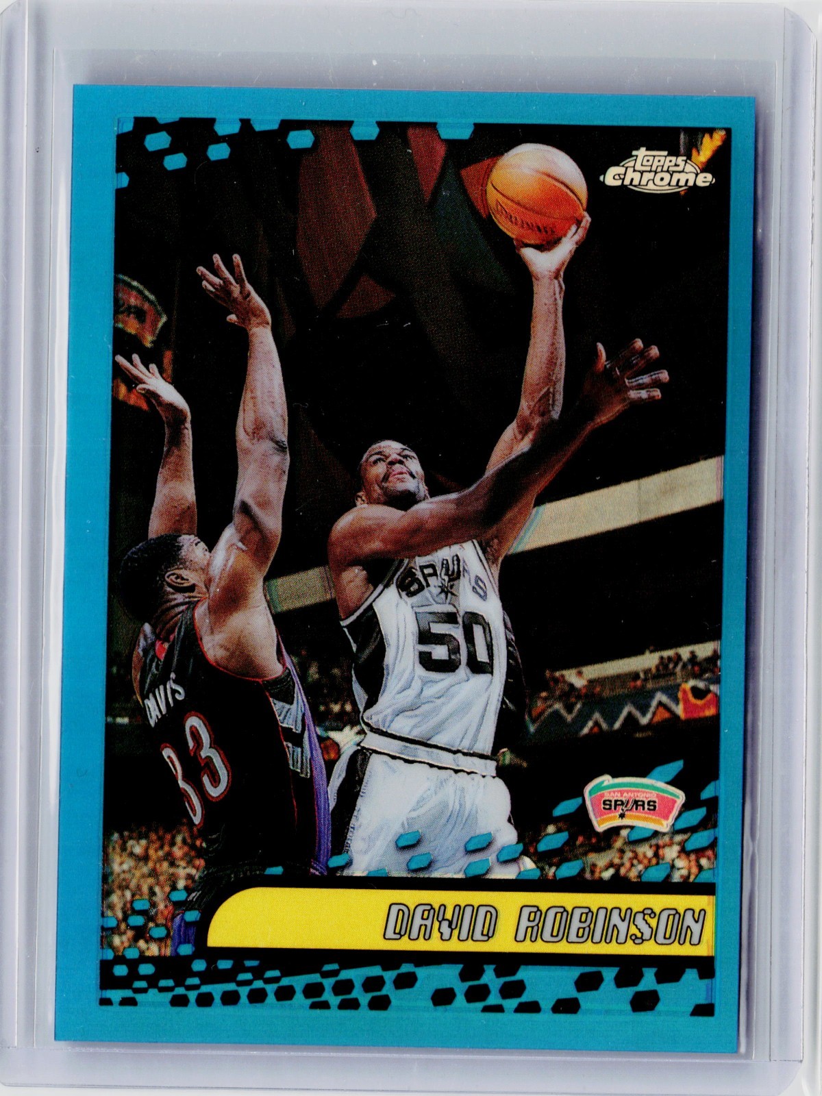 2001-02 TOPPS CHROME REFRACTOR #41 - DAVID ROBINSON
