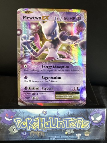 Pokemon Card Mewtwo EX 52/108 XY Evolutions Half Art Ultra Rare NM