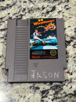 3-D Worldrunner (World Runner)  CART ONLY for Nintendo NES + FREE US SHIPPING