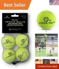 Fun Floating Mini Tennis Balls for Small Dogs - Perfect Fetch Toy - 4 Count