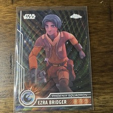 2024 TOPPS CHROME BLACK WAVE PARALLEL SP EZRA BRIDGER