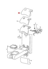 Genuine AUDI Audi Q8 4MN Cover For Backrest Cedar Brown 4M8885855BEN7