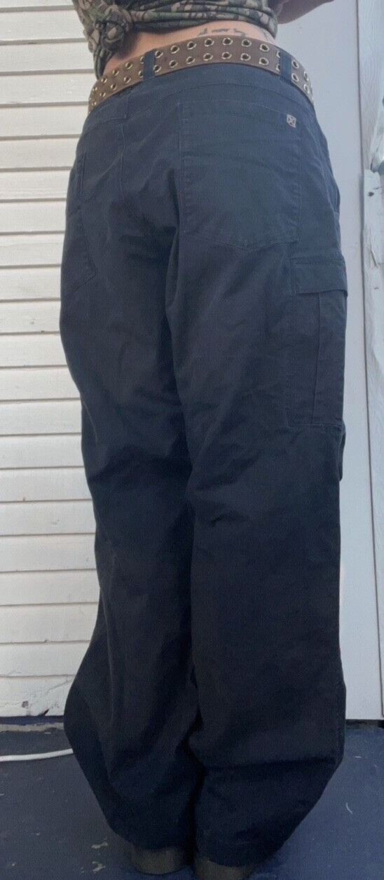 Super Baggy Vert-X Carpenter Pants 42/34 Skate Grunge Faded Black Cybergoth