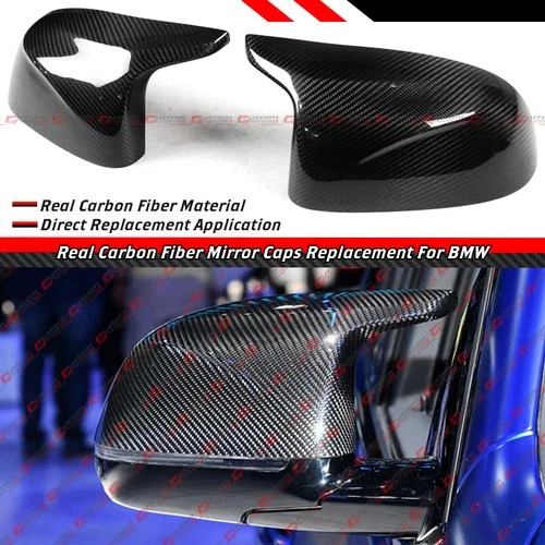 For BMW F98 X4M F95 X5M F96 X6M M40i M60i Carbon Fiber Replacement Mirror Caps