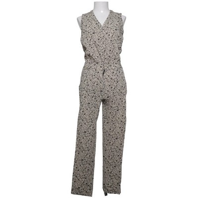 SuperTrash, Jumpsuit, Größe: 34, Wonderla Millefleur, Schwarz/Beige #Uca