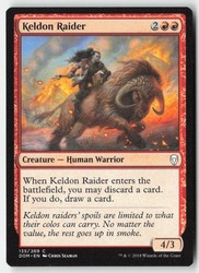 Keldon Raider #135 Dominaria Common MTG