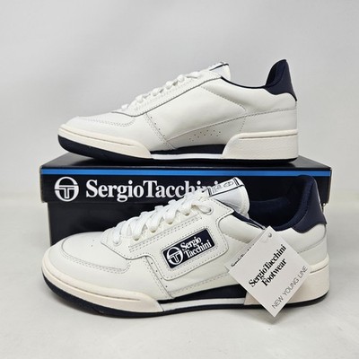 Sergio Tacchini New Young Line 'White/Navy' / NEW / Size 7 Men - 8.5 Wmns