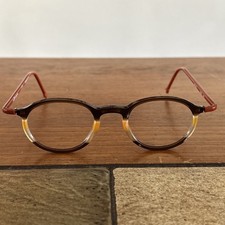 L. A. Eyeworks Eyeglasses Frames Made in Italy Orange Tortoise One Pair 339