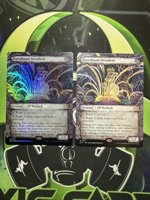 Dawnhand Dissident x2 - Lorwyn Eclipsed - Showcase FOIL x1 - Magic the Gathering