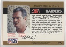 1990 Pro Set Printing Proof Errors Ted Hendricks Ottis Anderson #THOA HOF 0a2