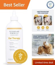 Clinical Care Ear Cleaner for Dogs  Cats - 8 Fl Oz With Gentle Formula