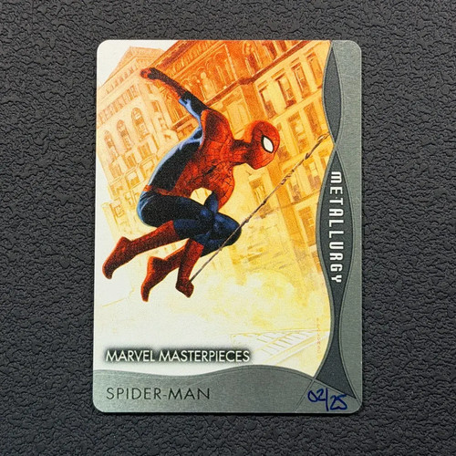 Spider-Man #87 — Marvel 2023 Masterpieces Metallurgy Marvel card