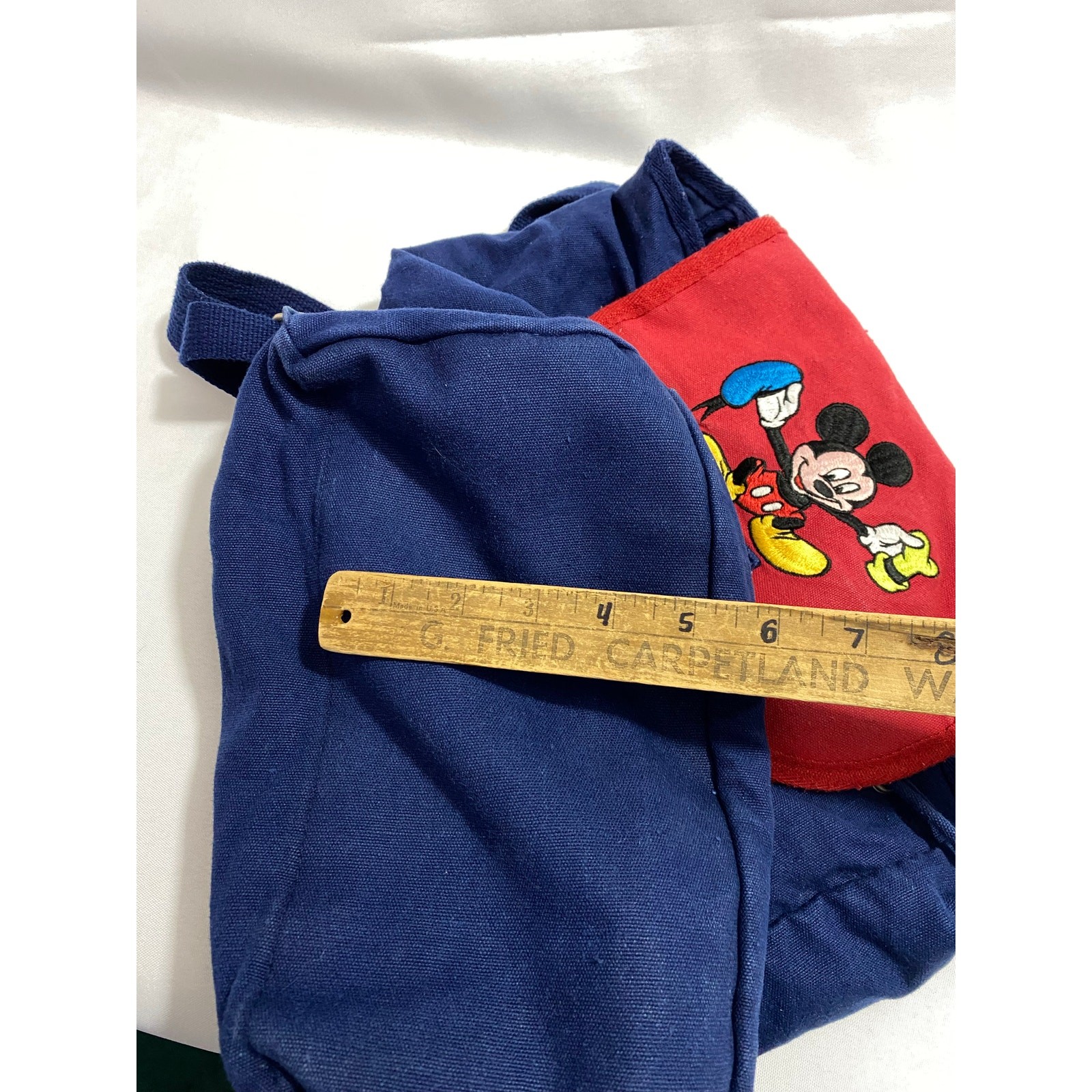 Disney Store Drawstring Backpack — Mickey Mouse &… - image 4