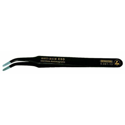 BERNSTEIN Tools for Electronics 5-061-13 SMD-Pinzette 2ab SA Flach-breit,