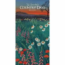 Carousel Worldwide, Jo Grundy Country Days 2026 Deluxe Slim Diary Planner