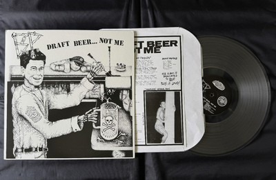 1986 D.P. DELCHING PENQUIN draft beer.. not me 2016 reissue LP clear vinyl  MINT