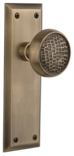 Nostalgic Warehouse NYKCRA_SD_NK Craftsman Solid Brass Single - Brass