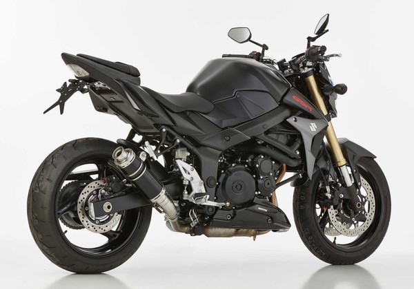 Hurric Supersport Auspuff FüR Suzuki GSR 750 2011-2016 C5 Slip On ErsatzdäMpfer-image
