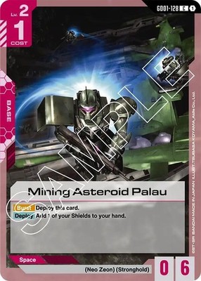 Mining Asteroid Palau Common Newtype Rising GD01-128 NM