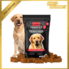 Probiotics for Dogs Chews 60 pcs Digestive Gut Health Support Enzymes Natural