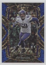 2020 Panini Select Club Level Blue Disco Prizm 17/25 Jared Allen #213 0c3