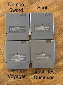 NES Game Lot. Rare. Prince Of Persia, Crash Test Dummies, Rainbow Islands
