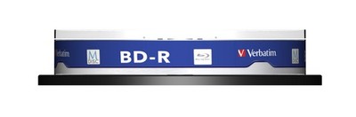 Verbatim 43825 1x10 Verbatim M-Disc BD-R BluRay 25GB 4x Speed Cakebox printable