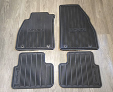 2013-2016 Chevrolet Malibu Oem All Weather Rubber Floor Mats Set Black